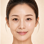 헤어라인 내 최소 절개